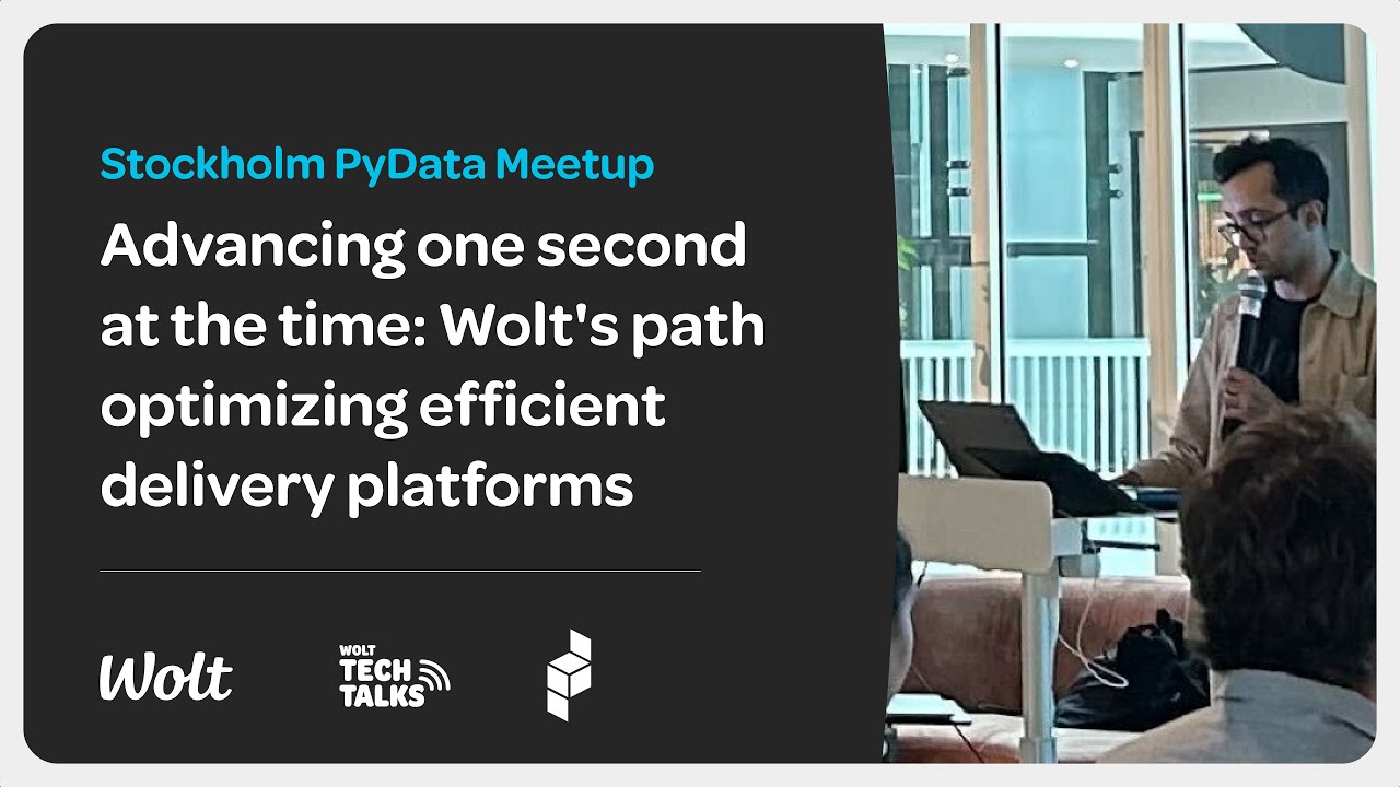 Stockholm PyData Meetup - Wolt's path optimizing efficient delivery platforms