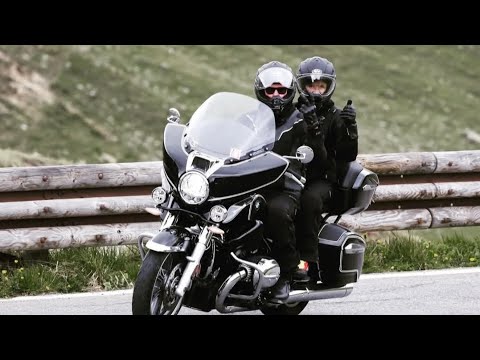 BMW R18 Transcontinental beautiful drive in the Austrian Alps