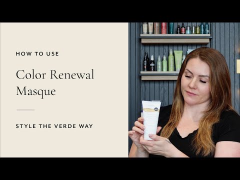 How To Use Aveda's Color Renewal Masque | Style The...