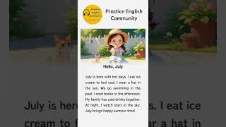 English Listening Practice – A Short Hello June | Short English Story with Subtitles