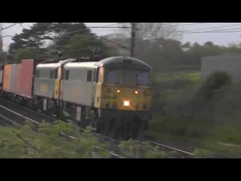 86610/86628 4m11 Coatbridge - Crewe liner 21st-22nd May 2013 with TOP SCREAMS !!