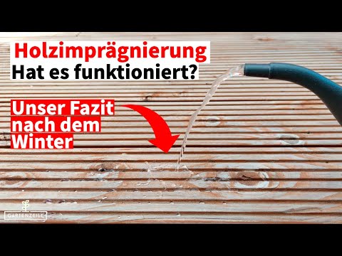 Holzimprägnierung FAZIT nach dem Winter: Wie sieht unsere Terrasse aus?