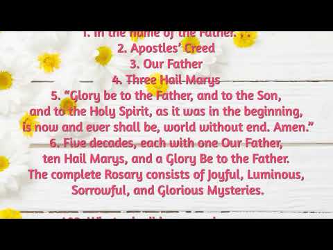 #Saggezza Day 341: Youcat: How do you pray the Rosary?# (Two Questions)