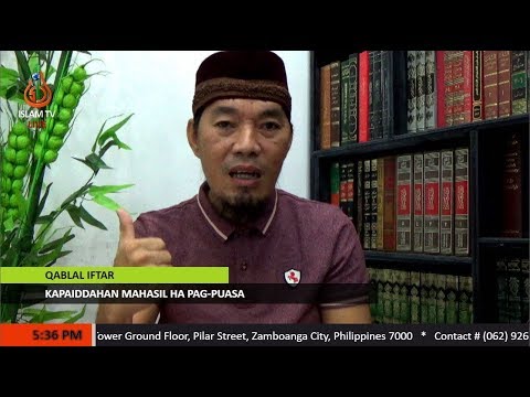 Kapaiddahan Mahasil sin Pag-puasa - Sheikh Allim Nading (Tausug)