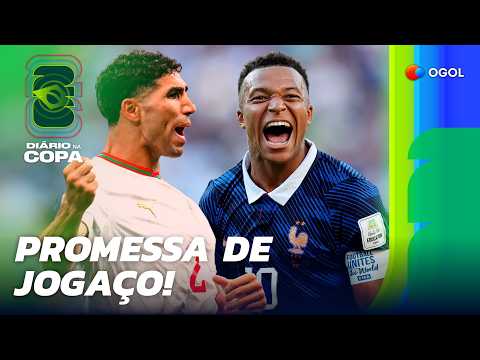 FRANÇA E MARROCOS ABREM AS QUARTAS DA COPA DO MUNDO