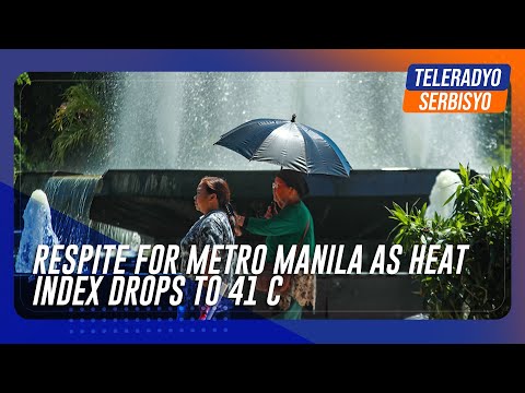 Respite for Metro Manila as heat index drops to 41 C