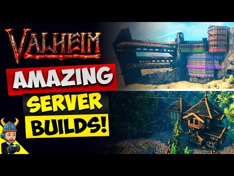 Valheim AMAZING Builds - Join This Server!