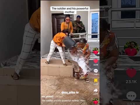 The soldier and his powerful mother #youtube #funny #comedy