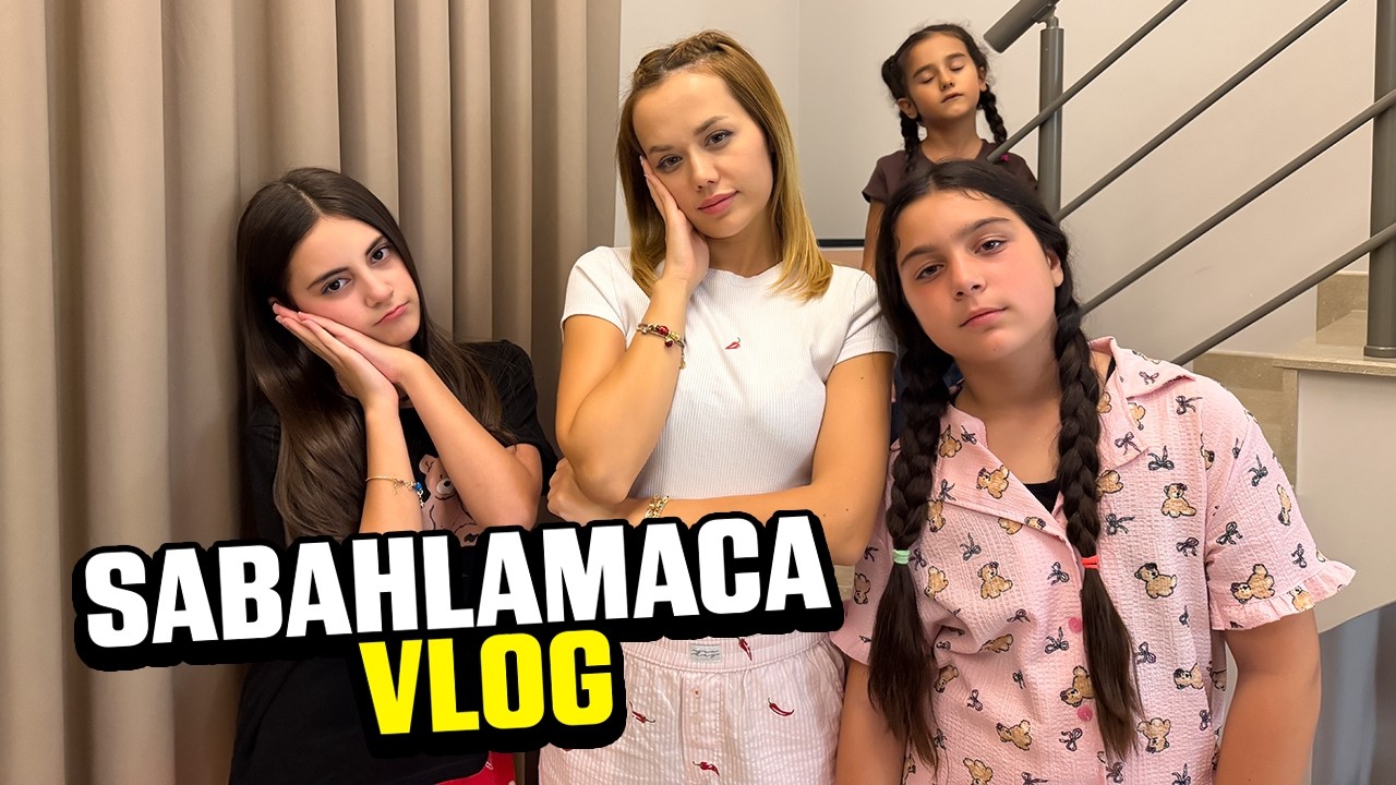 KIZ KIZA SABAHLAMACA VLOG!? | Gamze Karta Öykü Karta