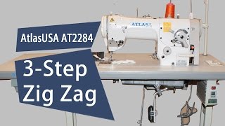 3 Step Zig Zag Industrial Sewing machine AT2284 AtlasUSA