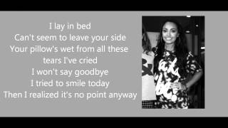 Little Mix - These Four Walls (Lyrics+Pictures)