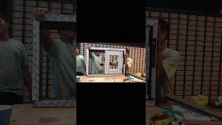 Mockup บาน Two In one Swing&slide