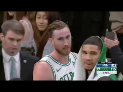 Boston Celtics vs Minnesota Timberwolves - Full Game Highlights  -01/02/2019 (Gordon Hayward 35p)