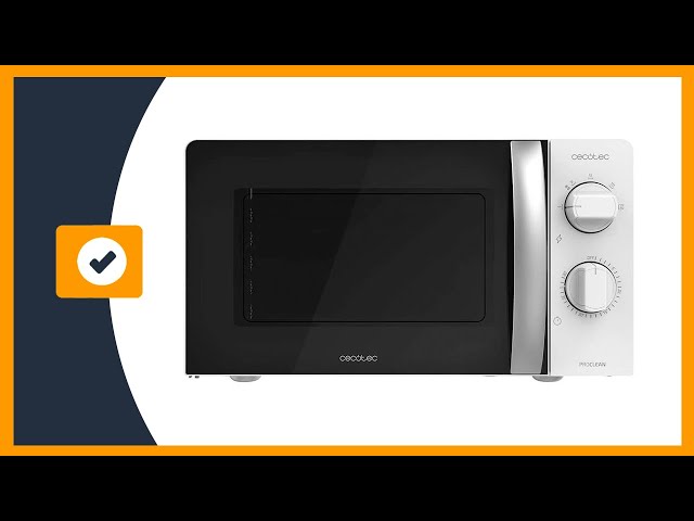 Vídeo relacionado con Cecotec Microondas ProClean 2010. 700 W de Potencia, 20L de Capacidad, Tecnología 3DWave, Modo Descongelación, 6 Niveles de Potencia, Temporizador 30 mins, Diseño Compacto