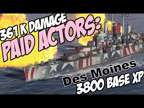 Paid Actors Des Moines 361 k damage - FUN with Broadsides