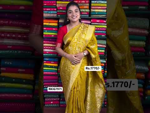 Mashru Silk Creeper Border Flower Butta Saree I Wholesale Shop I@Rkcollectionssarees