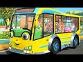 Wheels On The Bus Go Round And Round Vehicle Song And Nursery Rhymes For Kids Live