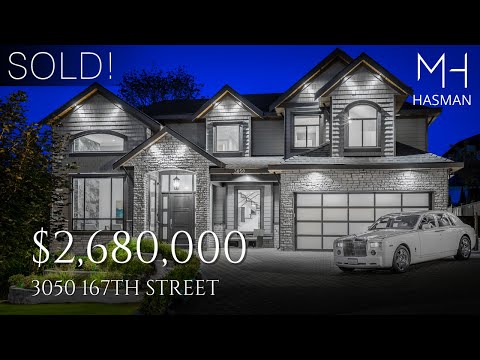 Now Sold! A Brilliantly Designed New Luxury Residence in South Surrey's Private April Creek Enclave