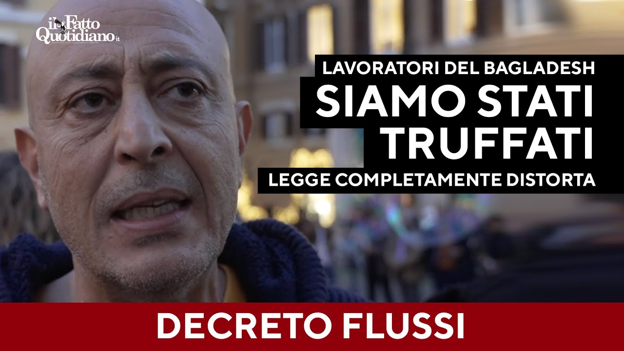 "Truffati dal Decreto Flussi". I lavoratori del Bangladesh in piazza: "Legge completamente distorta"