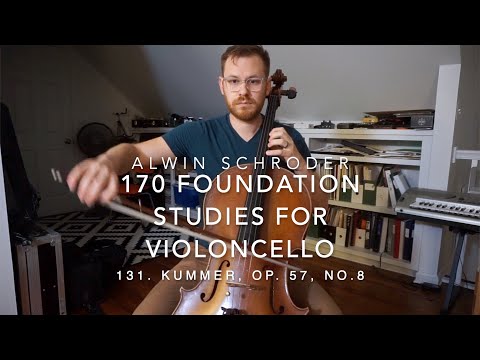 No. 131 - Alwin Schroeder - 170 Foundation Studies for Violoncello - Kummer, Op. 57, no. 8