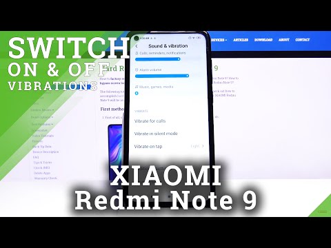 How to Change Vibration Settings in XIAOMI Redmi Note 9 – Find Vibration Options