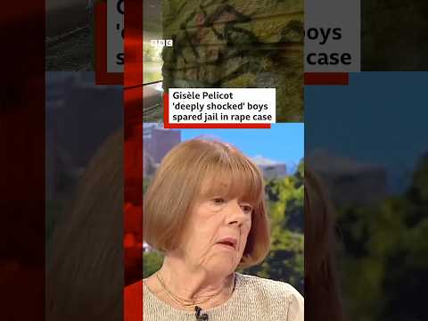 Gisèle Pelicot 'deeply shocked' boys spared jail in Hampshire rape case in UK. #BBCNews