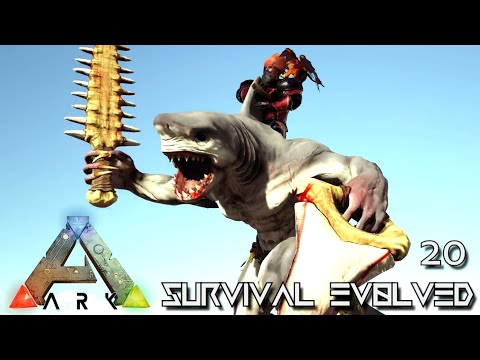 ARK: SURVIVAL EVOLVED - WERE SHARK & HATCHING ROCKDRAKE EGG !!! AMISSA ARCHAIC ASCENSION PYRIA E20