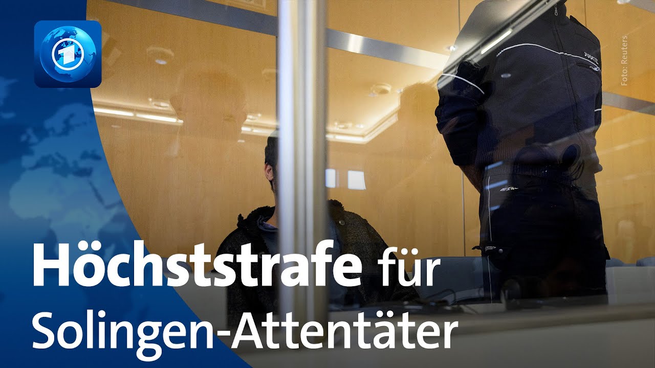 Höchststrafe für Attentäter von Solingen