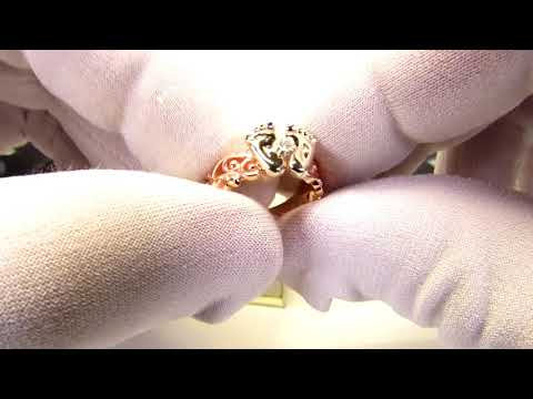 Кольцо для мам от Elitegold Пяточки размер 18,2 515910202770 - фото 1 - id-p1788948005