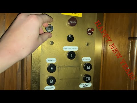 EPIC GATED Otis Traction Elevator @ Winterthur Museum Store, DE