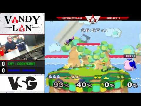 Vandy_LAN X - Melee Doubles - emy/Cornycows VS RedRobot/CookieMan - Losers Quarters