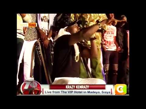 KenRazy performs ILE KITU on 10 over 10 before release!!!