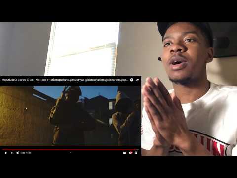 AMERICAN REACTS TO UK DRILL MizOrMac X Blanco X Bis - No Hook #Harlemspartans