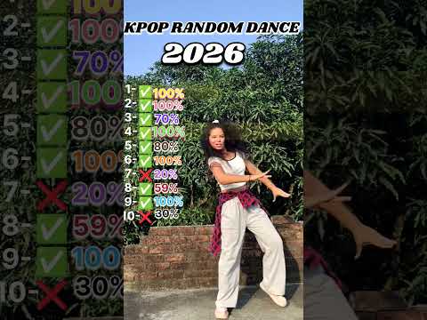 Siapa yang siap bergerak dengan gerakan KPOP random 2026? 😍✨ Ayo, tantang dirimu!