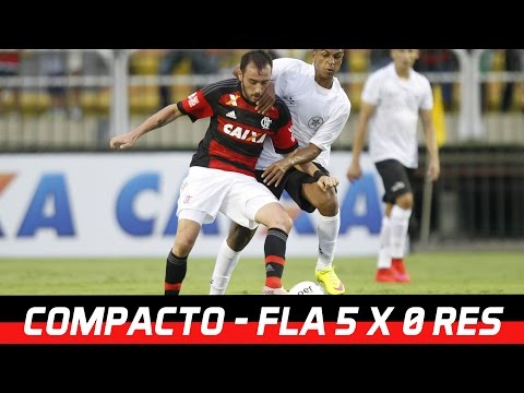 COMPACTO - Flamengo 5 x 0 Resende - Campeonato Carioca (28/02/16)
