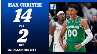 Max Christie (14 Points) vs. Oklahoma City | October 27, 2025