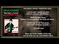STEVE FORBERT - Romeo's Tune with Lyrics
