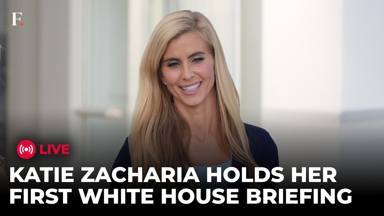 WHITE HOUSE PRESS BRIEFING: Katie Zacharia Debuts as President's Trump Press Secretary | LIVE