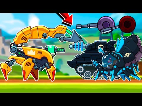 TANK SCORPION VS ALL BOSSES in EPIC JOURNEY - Hills of Steel