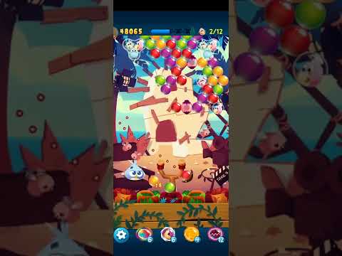 Angry Birds Pop Bubble Shooter-Hard Level 637 3 STARS NO BOOSTERS #angrybirdspopbubbleshooter
