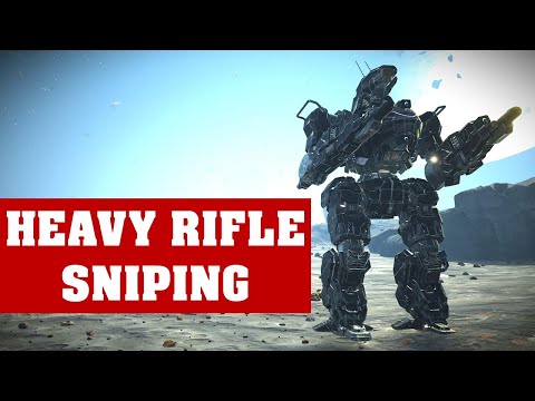 Annihilator as a Sniper: Quad Heavy Rifle Build (MechWarrior 5 Mercenaries)
