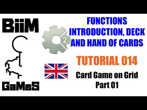 Construct 2/3 - Tutorial 014 - Card Game on Grid - Part 01 [Functions, Deck and Hand]