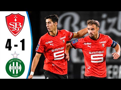 Brest vs Saint-Etienne 4-1 All Goals & Highlights 2020 HD