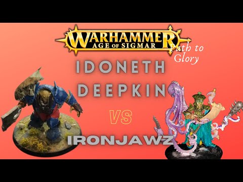 Narrative Path to Glory - IronJawz Vs. Idoneth Deepkin  - Age of Sigmar 3.0 - Episode 2 - 600 Points