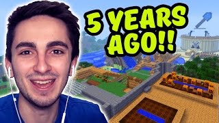My First Minecraft World! (5 Years Ago)