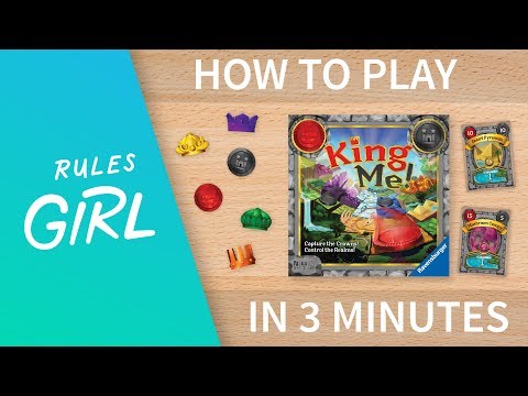 How to Play King Me! in 3 Minutes - Rules Girl