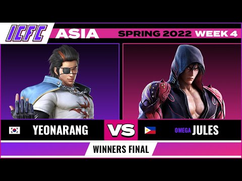 Yeonarang (Hwoarang) vs. Jules (Jin) Winners Final - ICFC TEKKEN Asia: Spring 2022 Week 4