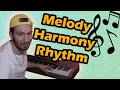 Melody Vs Harmony Vs Rhythm (EXPLAINED)