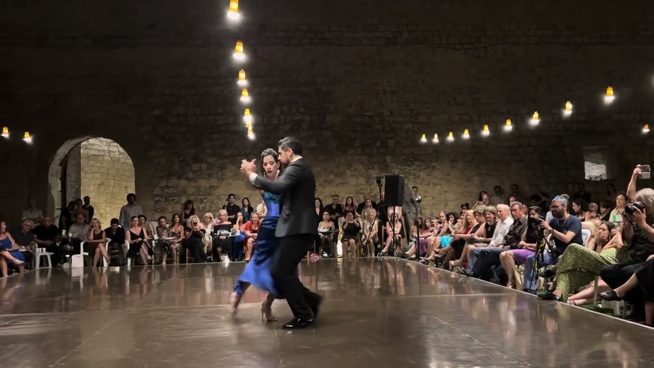 Video thumbnail for 3) Encanto Rojo - Sebastian Jimenez & Fatima Vitale, Tangoneon festival, Crete.