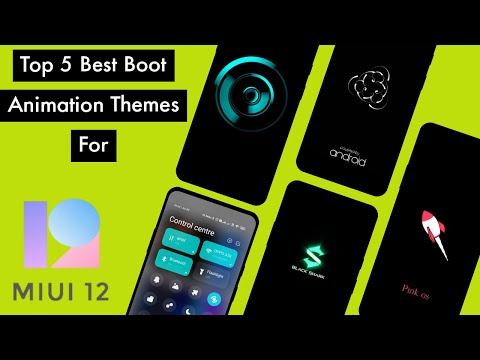 Top 5 Best MIUI 12 Themes with Boot animation 2020 | Black shark and pixel Boot animation